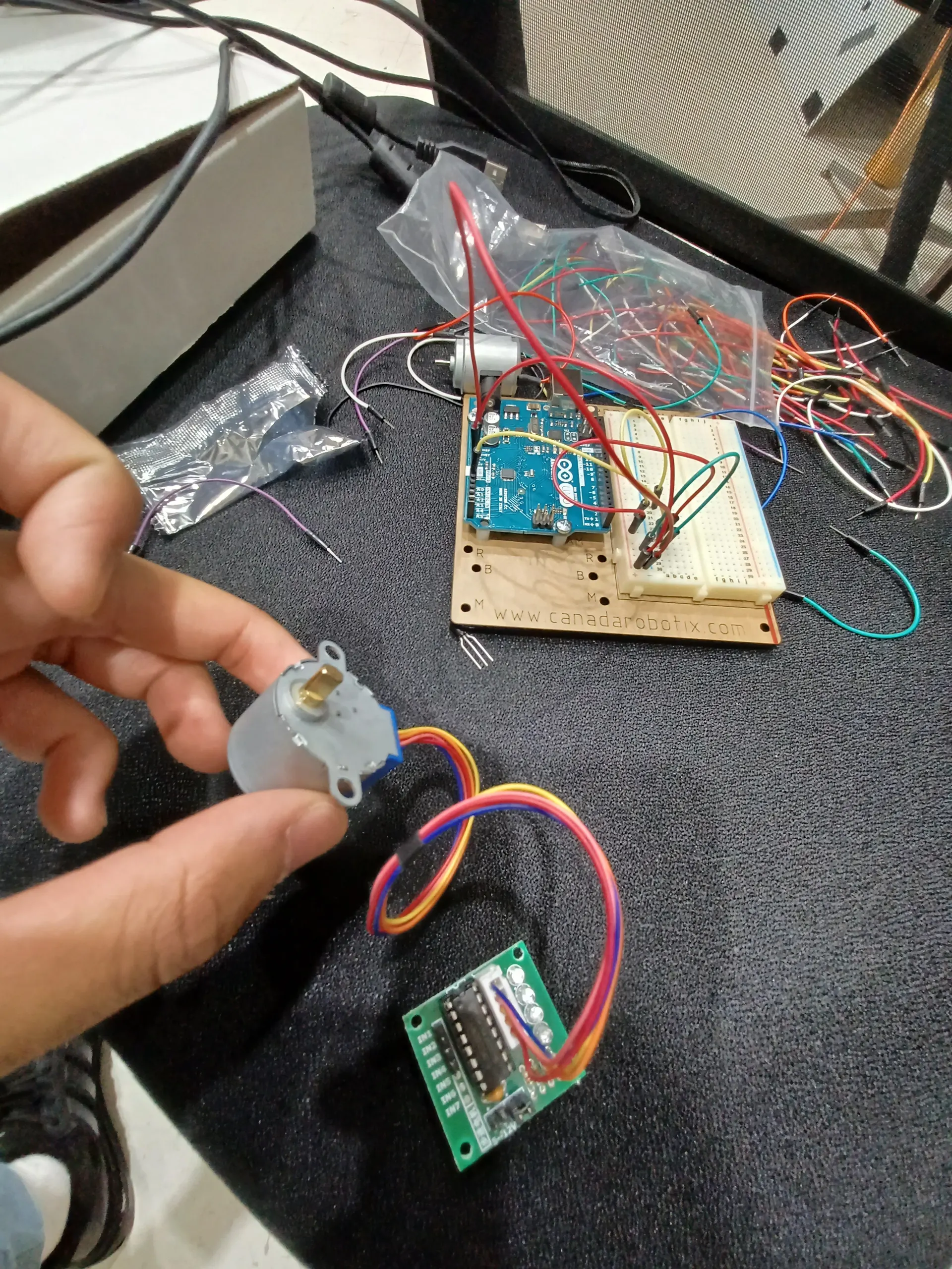 Pre-assembly drone components